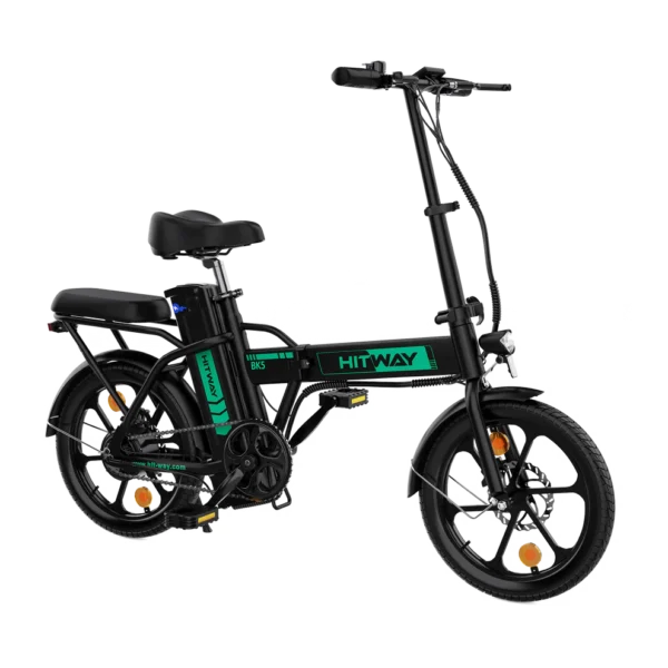 BK5SS Folding Electric Bike | 36V 10.4Ah Battery, Lightweight & Compact, Anti-Theft Lock, 16-Inch Wheels