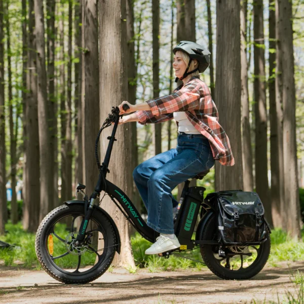 E-Why BK6S Foldable E-Bike - 15.5mph, 62-Mile Range, 7-Speed Shimano, Compact & Portable  Red, Blue, Grey, Black - Image 5