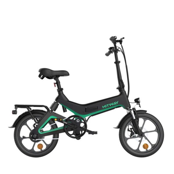 Hitway BK2 Electric Folding Bike 250W 36V – Compact, High-Performance E-Bike with Long Battery Life, Adjustable Heights & Dual Brakes - Image 2