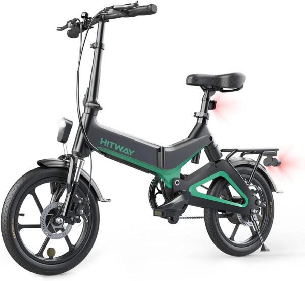 Hitway BK2 Electric Folding Bike 250W 36V – Compact, High-Performance E-Bike with Long Battery Life, Adjustable Heights & Dual Brakes