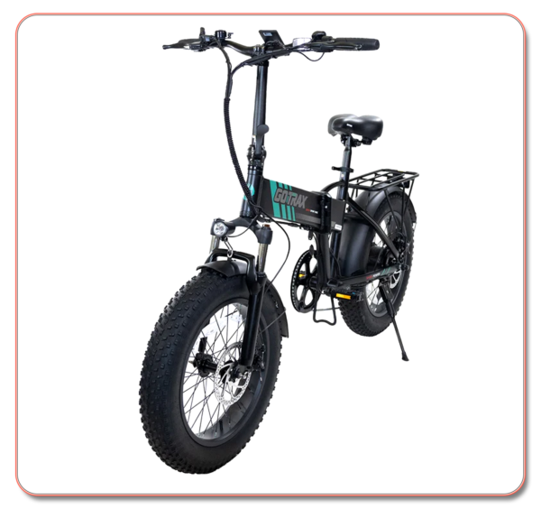 "Z4 Pro: Folding Fat Tire Electric Bike for Commutes & Adventures" - Image 2