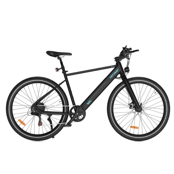 HITWAY BK19 Electric Road Bike - Lightweight, 700x42C Tires, 80km Range, Shimano 7S, LCD Display    - Image 11