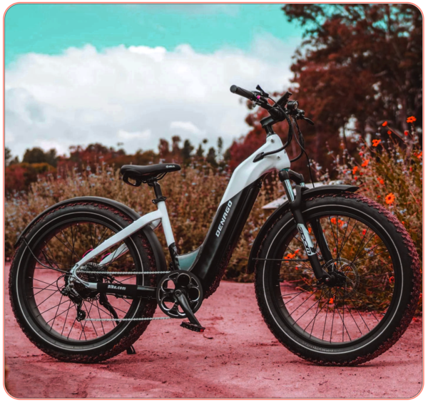 e-Why Fat Tire Electric Bike | All-Terrain 4" Tires, Torque Sensor & Step-Thru Frame Powerful Bafang Motor with Upgraded LG Battery for Extended Rides - Image 2
