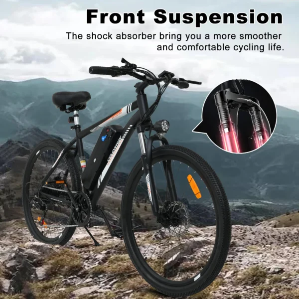 e-Why BK15 Electric Bicycle – 36V 15Ah Removable Battery, Dual Modes, LCD Display, 250W Motor - Image 5