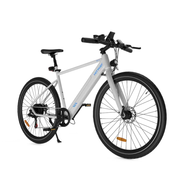 HITWAY BK19 Electric Road Bike - Lightweight, 700x42C Tires, 80km Range, Shimano 7S, LCD Display    - Image 9