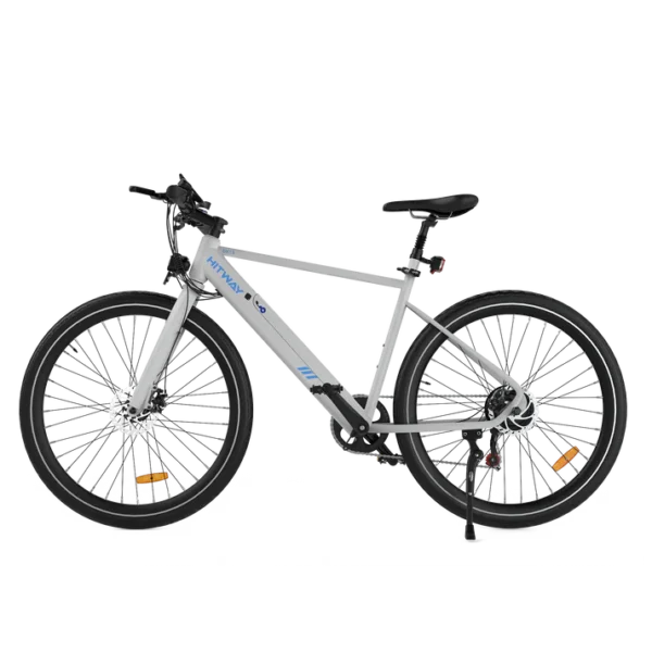 HITWAY BK19 Electric Road Bike - Lightweight, 700x42C Tires, 80km Range, Shimano 7S, LCD Display    - Image 8