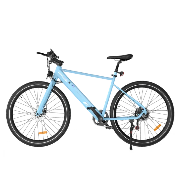 HITWAY BK19 Electric Road Bike - Lightweight, 700x42C Tires, 80km Range, Shimano 7S, LCD Display    - Image 6