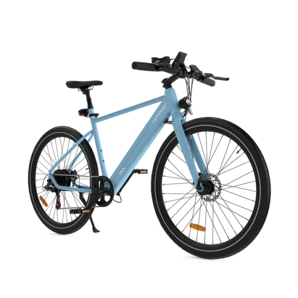 HITWAY BK19 Electric Road Bike - Lightweight, 700x42C Tires, 80km Range, Shimano 7S, LCD Display    - Image 5