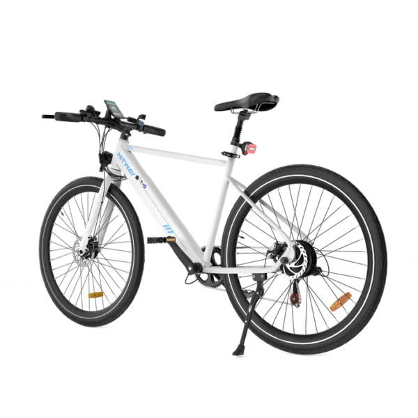 HITWAY BK19 Electric Road Bike - Lightweight, 700x42C Tires, 80km Range, Shimano 7S, LCD Display    - Image 4