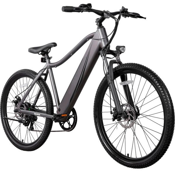 E-Why 26" Highland Electric Bike | 20 MPH Speed, Durable Alloy Frame, Shimano 7-Speed Comfortable E-Bike with Disc Brakes, Adjustable Seat, and Front Suspension - Image 4