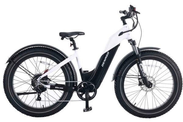 e-Why Fat Tire Electric Bike | All-Terrain 4" Tires, Torque Sensor & Step-Thru Frame Powerful Bafang Motor with Upgraded LG Battery for Extended Rides