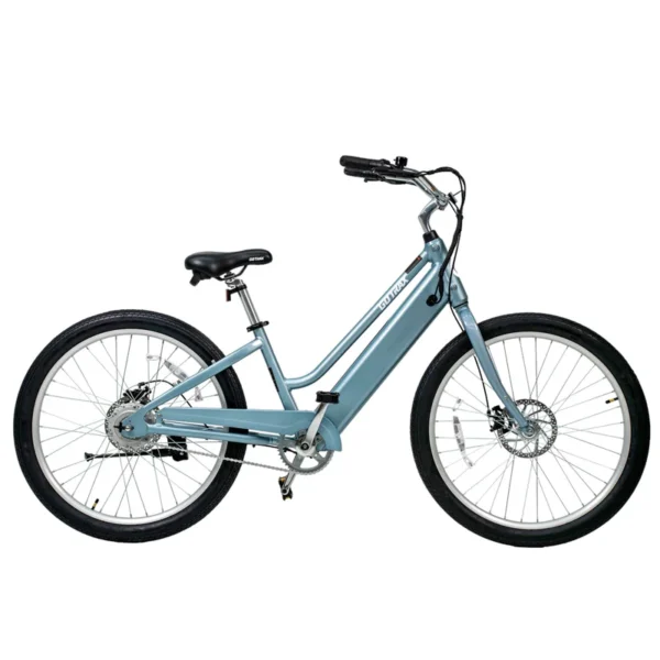 Electric Beach Cruiser Bike – Sleek Design, Comfort, and Style